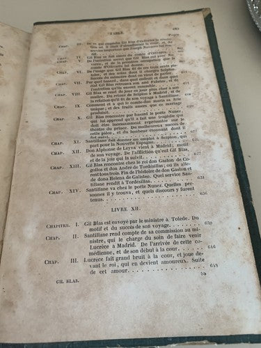 Livre Historie De Santillane Gil Figurine Jouets Bulle En Fracoise Paris 1848