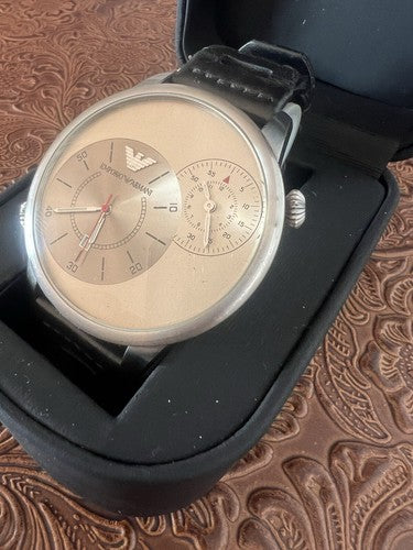 🔴 EMPORIO ARMANI orologio uomo quarzo AR0514 ORE INTERNAZIONALI garanzia