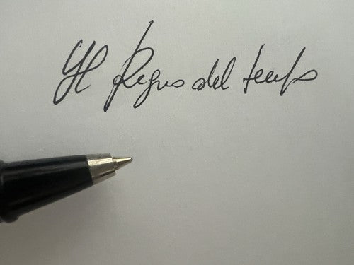 🔴 AURORA penna sfera refill roller Style nera cappuccio cromato scrive