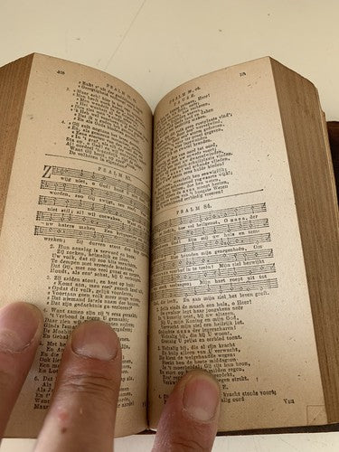 Book New Testament German Antique 1868 Cover IN Skin Antique Vintage