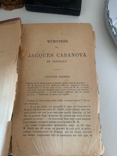 🔴 JACQUES CASANOVA books French language original antique edition 1900 