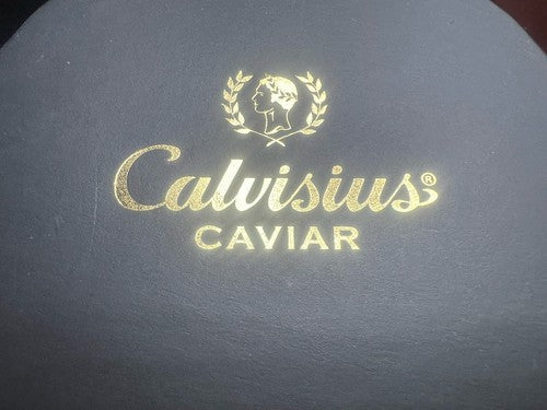 CALVISIUS Boîte Caviar Vide Coffret Étui Etui Noire Avec Mousquetons