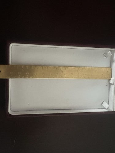 King Charles Boîte Collier Bijou Housse Cuir Artificiel Rouge Bordeaux 