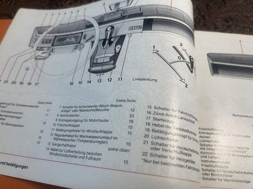 RENAULT 4 Benutzerhandbuch und Wartung in ALEMÁN ORIGINAL Vintage Language 