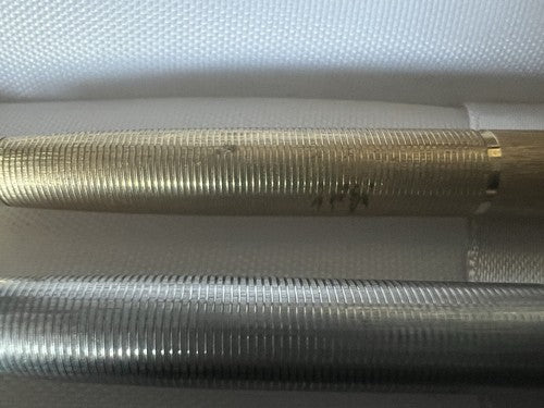 Pelikan Penne Sphère Bouton Pression Métal Doré Et Vintage Chrome 2 Penne