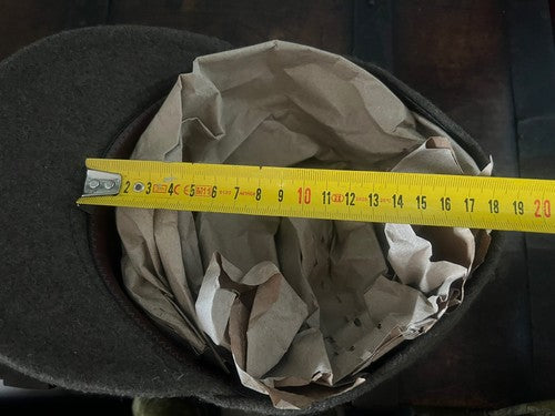 🔴 VIGILI DEL FUOCO cappello berretto felpato italiano vintage vintage