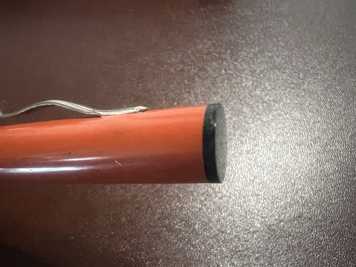 🔴 Penna stilografica ARANCIONE a leva scrive vintage 1930