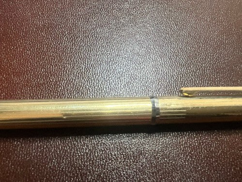Ballograf Stylo-Plume Sphère Crayon Mécanique Signum Dorées Vintage 11