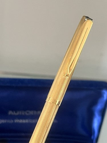 Aurora Pen Sphere Silver Solid 925 Plated Gold 9 KT Marking