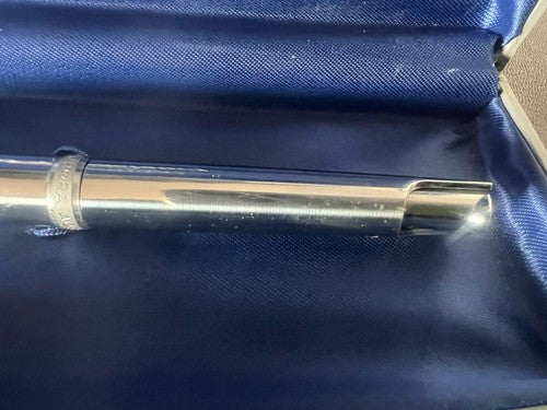 Aurora Stylo-Plume Sphère Automatique Chrome Écrit Avec Trousse Nouvelle Rétro 