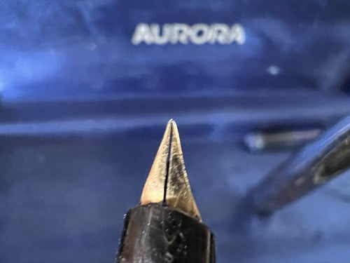 Aurora Füllfederhalter Gold Duo Cartridge und Kugelschreiber Vintage und 