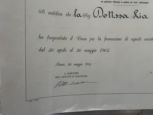 Diploma Upgrade Methodology Research Social Training Experts 1962 