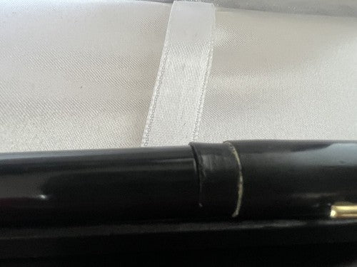 Mercure Stylo-Plume Stylo à Plume Piston Bouton Hublot Transparent Écrit Rétro