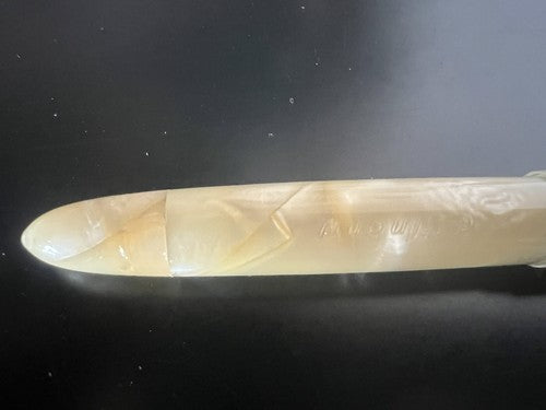 Stilnova Pen Fountain Pen Effect Mother of Pearl Pen Gold Marking Vintage