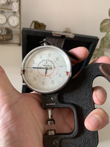 🔴 Micrometro KEIL PART a pressione con scatola vintage