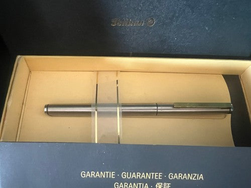 Pelikan P380 Stylo-Plume Stylo à Plume Chrome Or 14 KT Garantie Vintage 90
