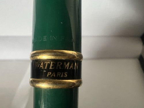Waterman Stylo-Plume Sphère Résine Vert Émeraude Emisphere Français Écrit