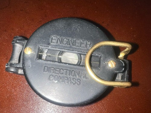 🔴 Bussola ENGINEER Directional compass di metallo nero funziona