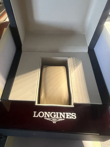 🔴 LONGINES box scatola orologio cofanetto astuccio custodia ISTRUZIONI completo