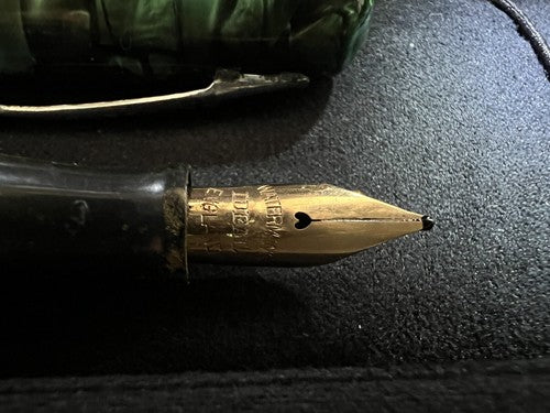 DE WATERMAN Stylo-Plume Stylo à Plume Levier Celluloid Ideal Or 14 KT Vintage