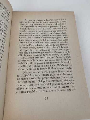 Livre de Profundis Vollständiger Text Oscar Wilde Orsa Major Époque 1950 