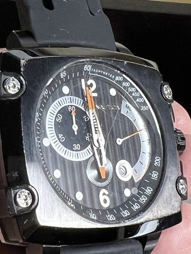 🔴 NAUTICA cronografo uomo A38500 impermeabilità 5 ATM OVERSIZE 48 mm scatola