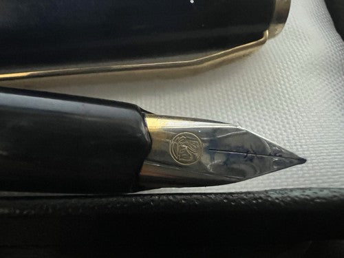 Pelikan Stylo-Plume Stylo à Plume Vert Noire MK10 Piston Capuche Craquage 1 