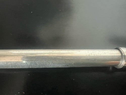 Nova Pen Sphere Plated Silver Mille Stripe Mechanism To Rotation Marking