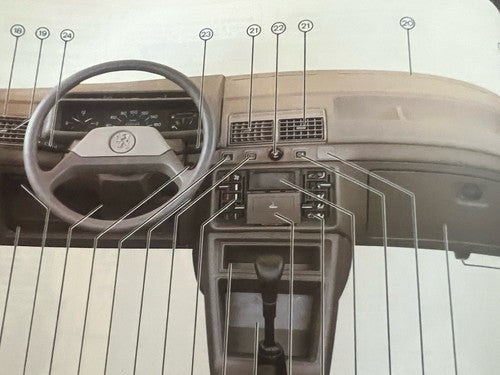 Peugeot 205 Livret Voiture Utilization Entretien International Original Rétro 
