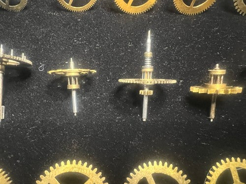 Roue Horloge Vitesse Mouvement Cassette Pendule Table Lot 21 Pièces