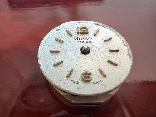 🔴 MONVIS Movimento orologio donna carica manuale da revisionare parti vintage