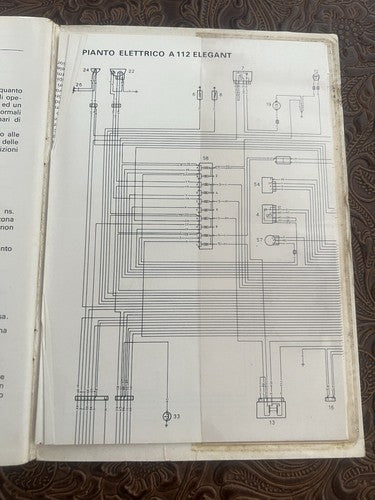 Lancia Autobianchi A 112 Booklet Car Use Maintenance Original Vintage 78