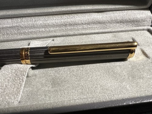 Aurora Stylo-Plume Sphère Kona Titane Profiles Roulé Or Garantie Jamais Utilisé 