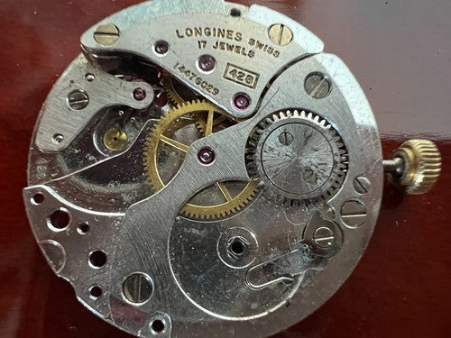 Longines Mouvement Montre Calibre 428 De Examen Pièces Vintage