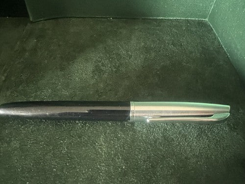 🔴 AURORA penna sfera refill roller Style nera cappuccio cromato scrive