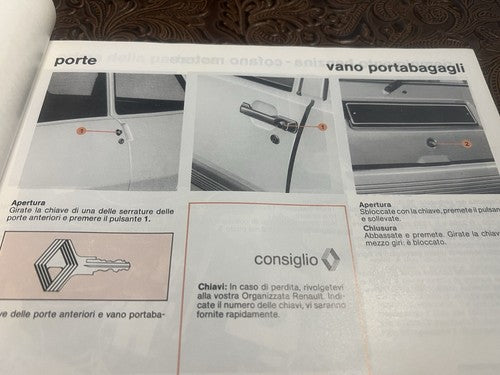 Renault 5 Broschüre zur Fahrzeugnutzung und -wartung, Vintage Original, 2. Auflage 