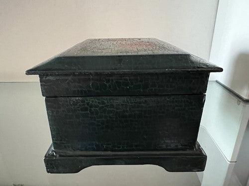 Boîte à Bijoux Chinoise Bois Coffret Trésor Trousse Vintage 8