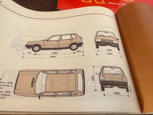 🔴 FIAT Uno Turbo ie ORIGINAL Oldtimer-Benutzer- und Wartungshandbuch 