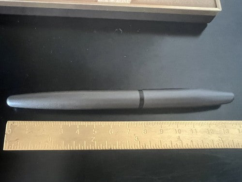 Sheaffer Pen Fountain Pen Lacquer Grey Barrel Shotgun Cartridge Pen (M)