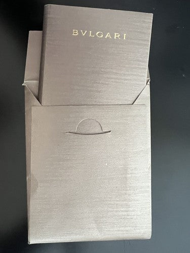 BVLGARI Original Warranty Certificate For Silver Necklace Save Vintage