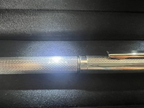 🔴 Kugelschreiber aus massivem 925er Silber, mit 925er Stempel zur Personalisierung, schreibt 2 