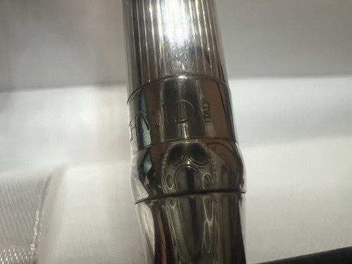 🔴 GIULIA SCHMID penna sfera ARGENTO 925 massiccio pulsante a scatto scrive