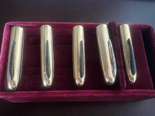 Toujours Stylo-Plume Stylo à Plume Capuchons Doré Parties Recharge Lot 5 Pcs