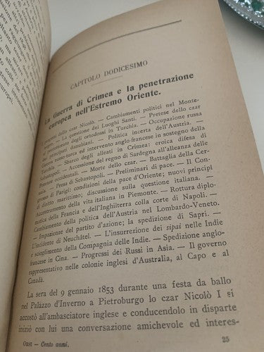 Livre Gli Dernière 100 Ans De Storia Universel Ours Torino Époque 1915