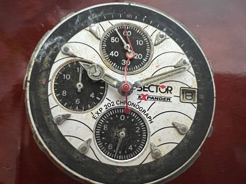 🔴 SECTOR Chronographenwerke Expander exp 202 Quarzzeiger Zifferblätter 