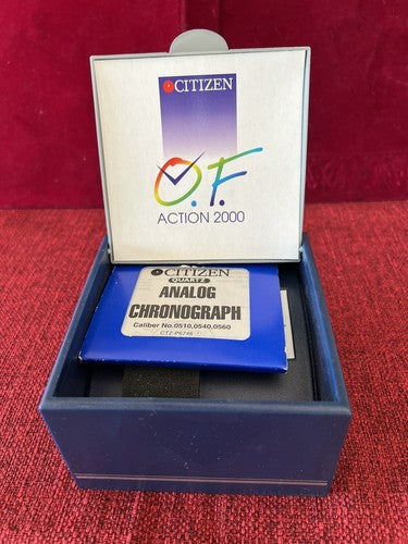 CITIZEN Boîtier Boîte Montre Chronographe Action 2000 Coffret Housse