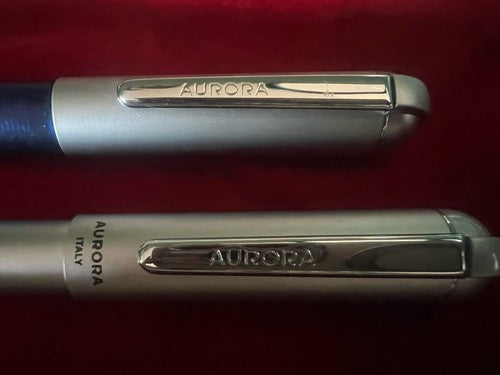 Aurora Stylo-Plume Stylo à Plume Idée Bleu M Et Sphère Laque Scrivono Vintage