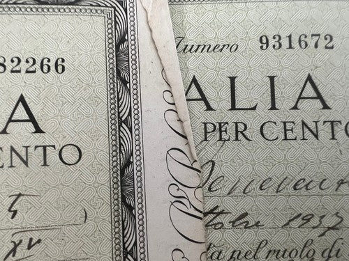Regno Italie Location Redimibile 5 pour Cento 24 Pièces 1937-1938-1939