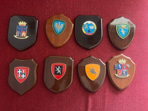 Crest Railroad Workers Brigata Alpina Sassari Mechanized Regiment Stock 8 Pcs