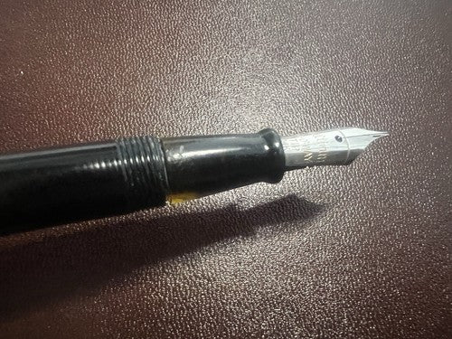 🔴 WALTHAM penna stilografica celluloide a leva SCRIVE vintage del 1930